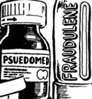 Exaggerol. Bogusil. Pseudomed. Fraudulene. polyp.org.uk 